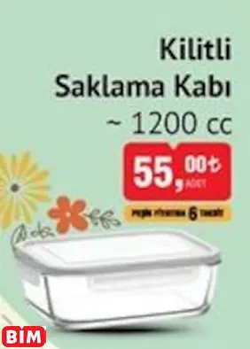 LAV KİLİTLİ SAKLAMA KABI ~ 1200 CC LAV KİLİTLİ SAKLAMA KABI ~ 1200 CC
